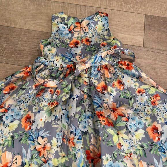 COUTURE PRINCESS GIRLS SIZE 8 FLORAL DRESS - Picture 8 of 10